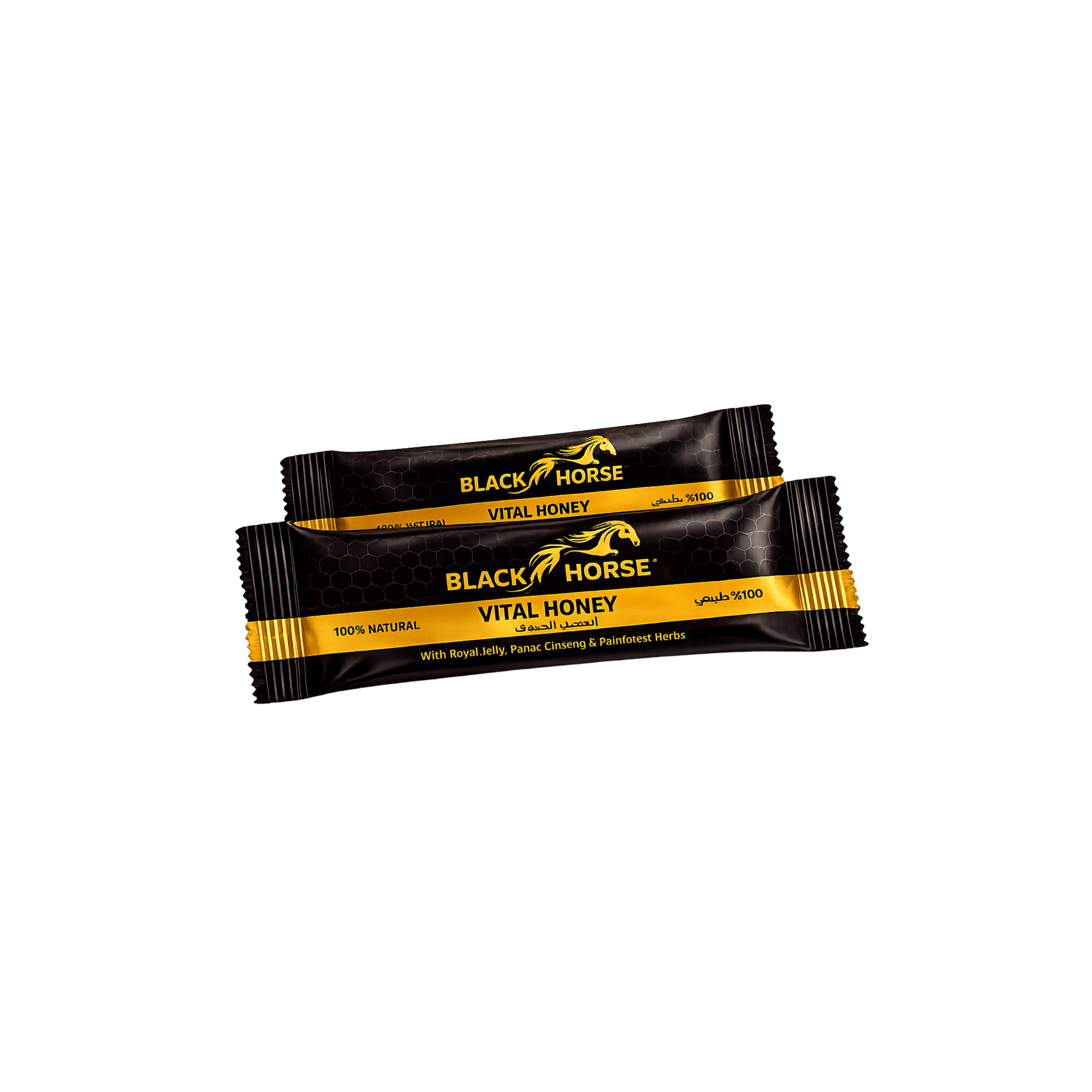 Black Horse Honey Sachet – Single Natural Honey Stick