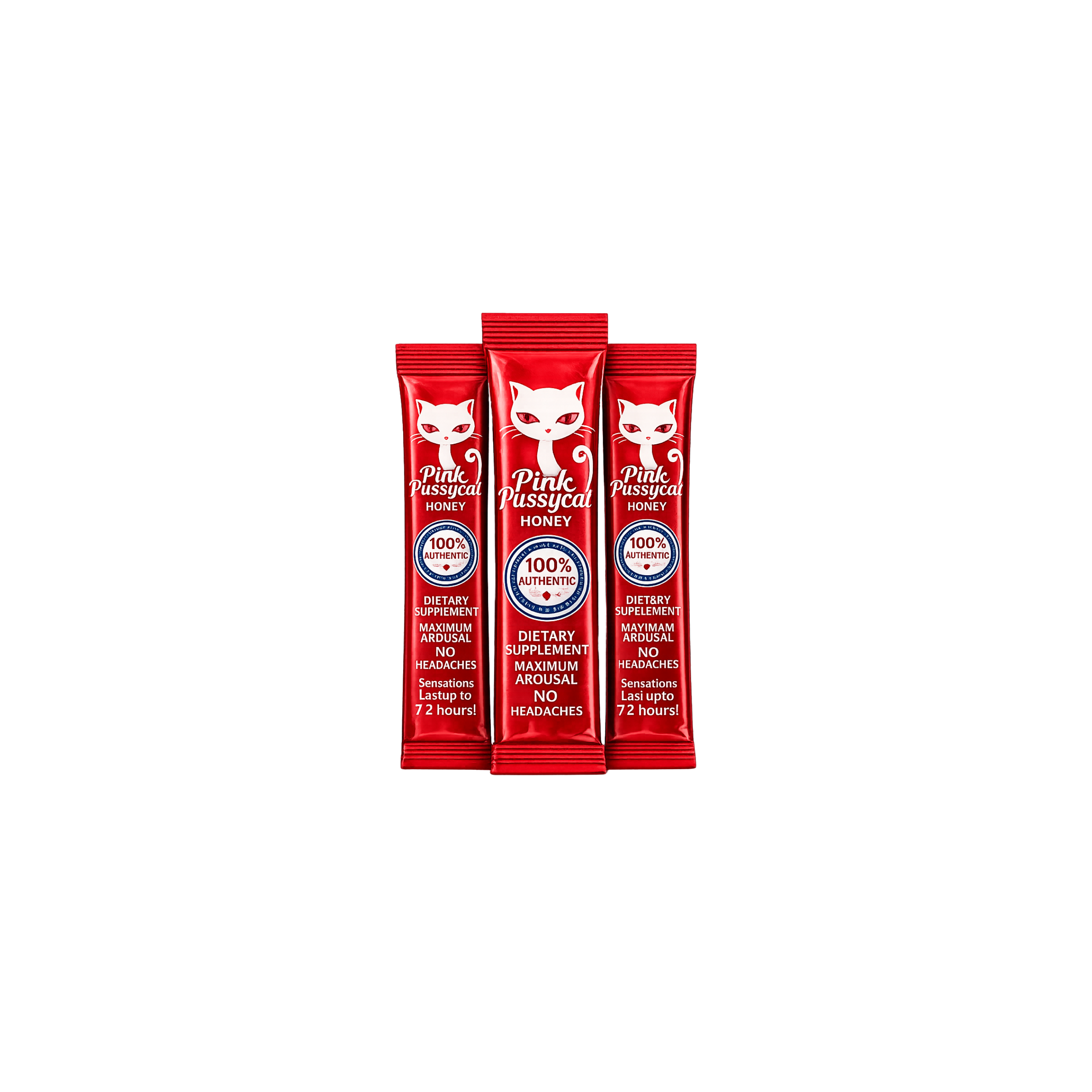 Pink Pussycat Honey Sachet – Single Honey Stick for Women