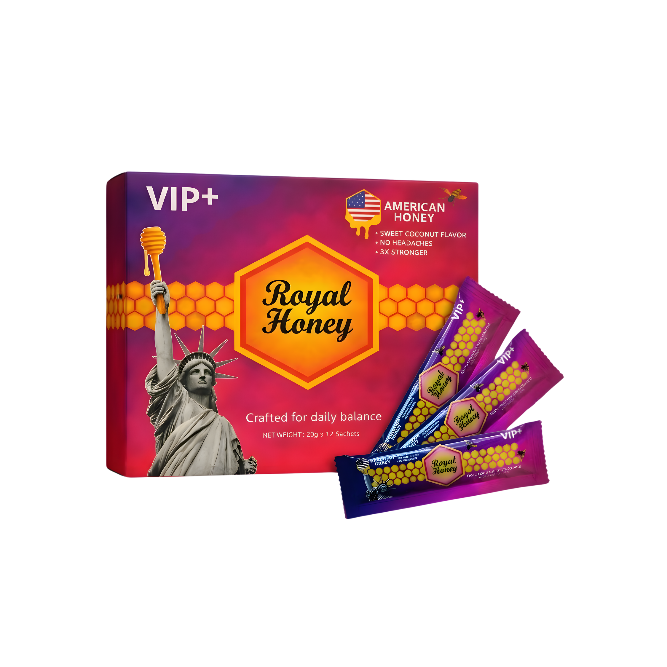 Royal Honey VIP+ USA – Premium American Honey Box